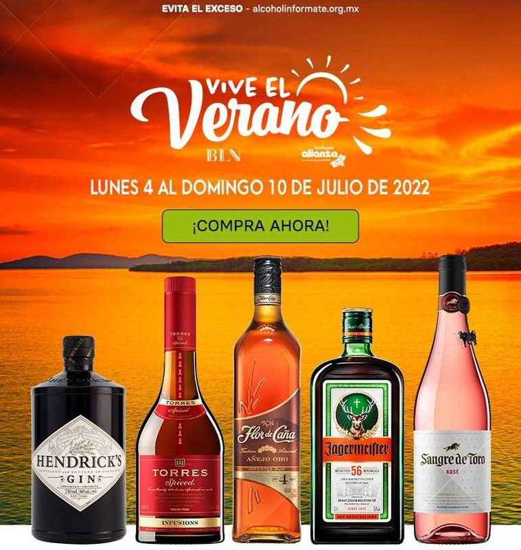 Bodegas Alianza: Ofertas "Vive El Verano" del Lunes 4 al Domingo 10 de Julio