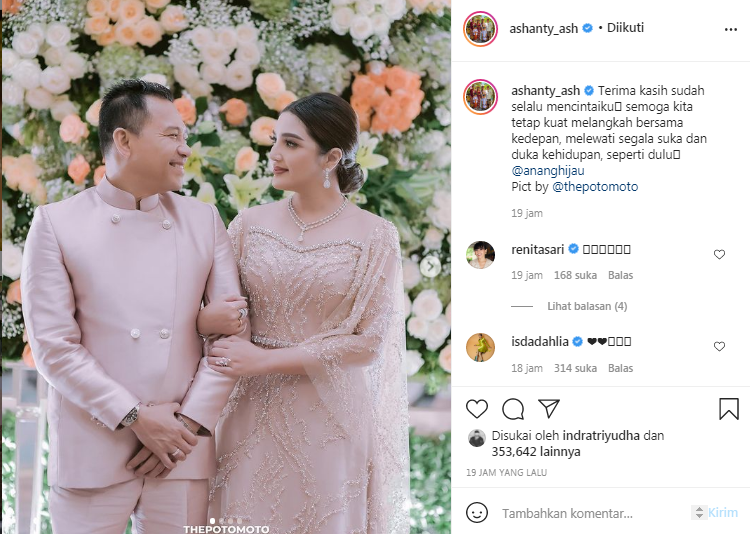 Ashanty dan Anang Hermansyah
