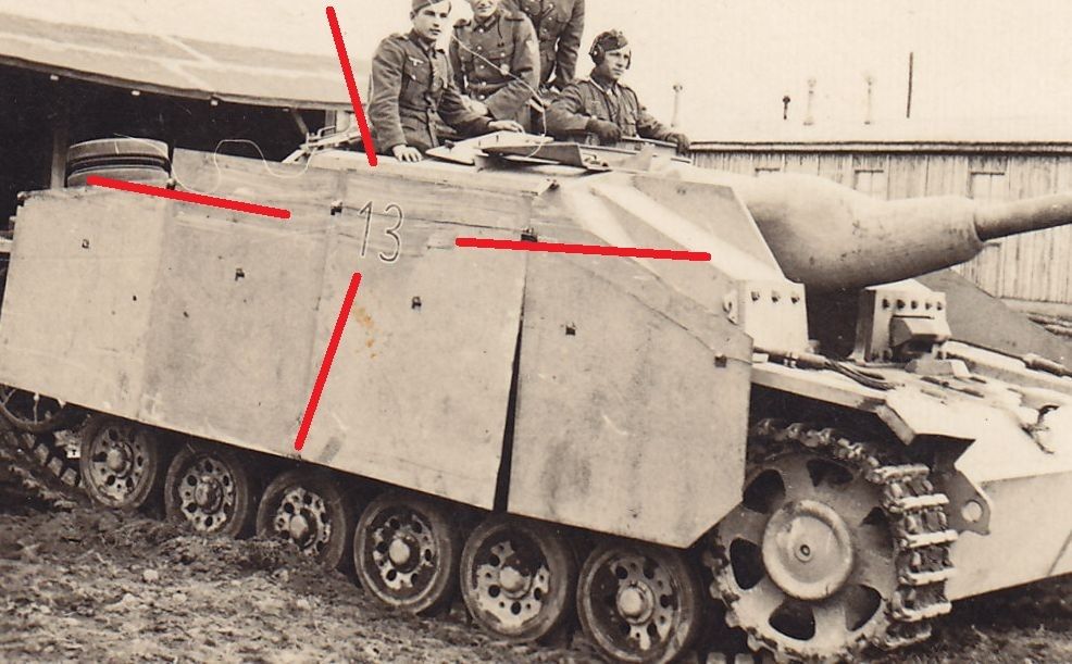 Sturmgeschütz STUG III Langrohr Seitenschürze Zu