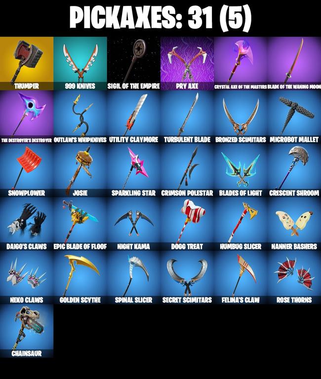 pickaxes comp