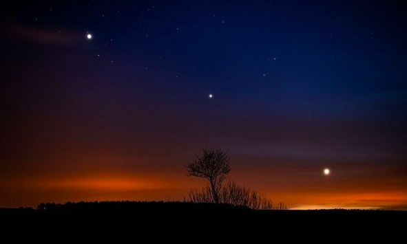 La Luna se alineará con los planetas durante este 10 de diciembre