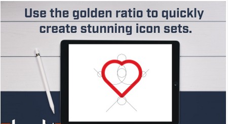 Use the golden ratio to quickly create stunning icon sets.