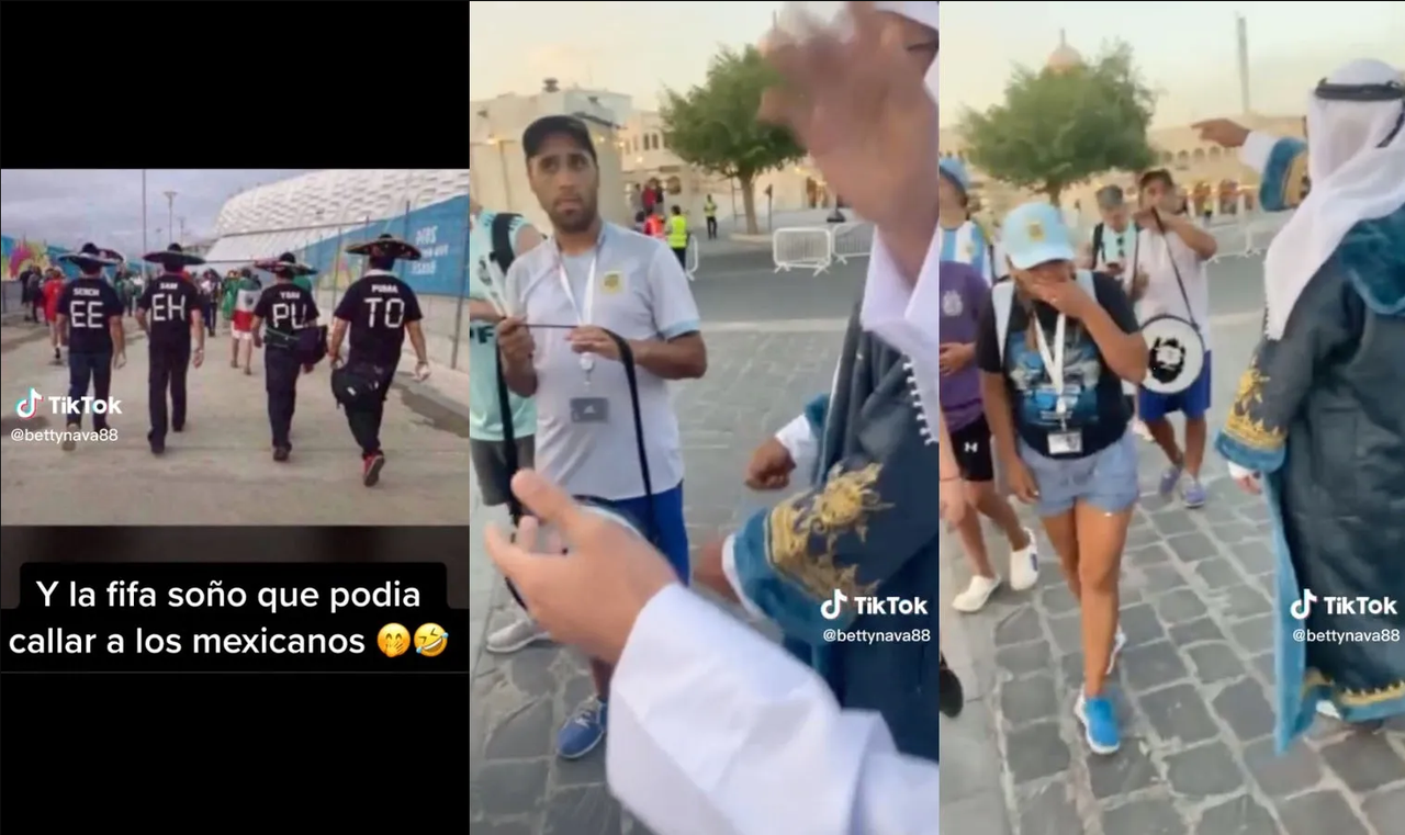 Mexicanos en Qatar se visten de qataríes y trollean a extranjeros