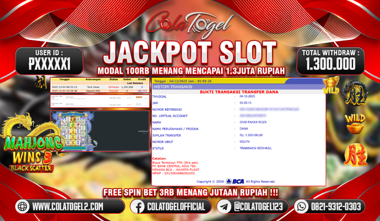 JACKPOT SLOT GACOR!!