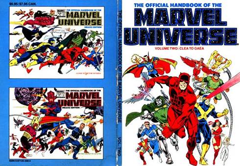 The Official Handbook of the Marvel Universe 02 Clea to Gaea TPB (1986)