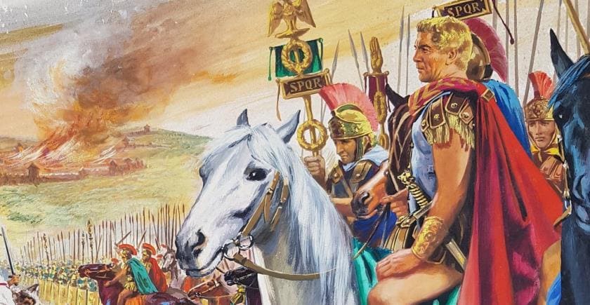 Гай Юлий Цезарь и геноцид германцев