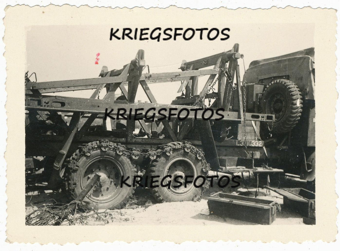 Dunkirk Dünkirchen Lkw Schlepper mit Kette Mobil