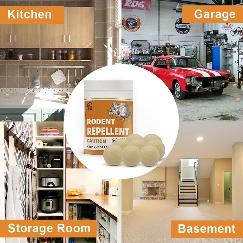 Mouse Repellent 10 Balls, Rodent Repellent - Picture 4 of 6