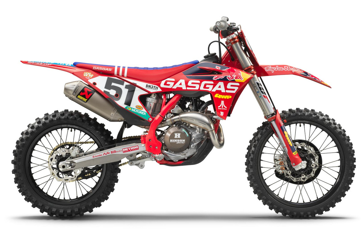 Гоночный кроссбайк GasGas MC 450F Troy Lee Designs 2022