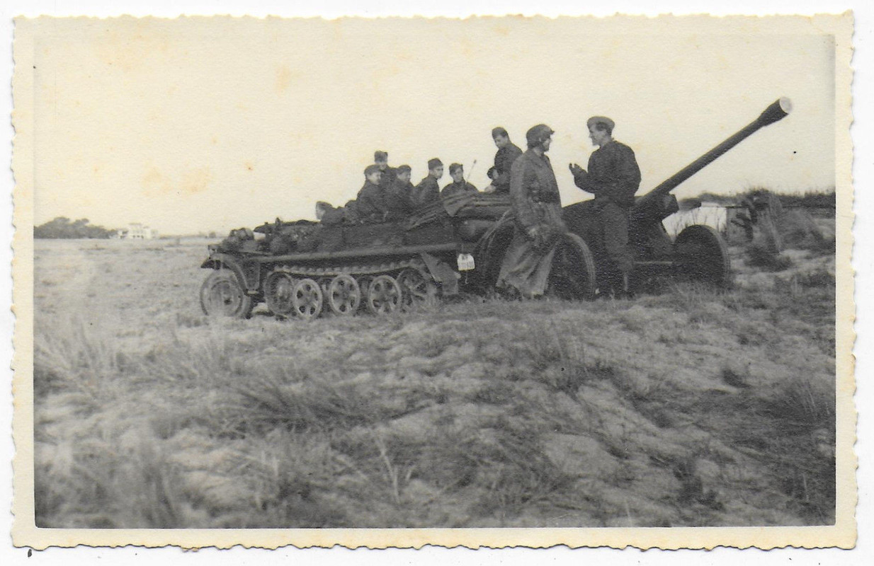 Wehrmacht Halbkettenfahrzeug Panzer Geschütz PAK Panzerabwehr 2.