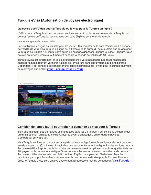 Turkey Visa website Canada Z