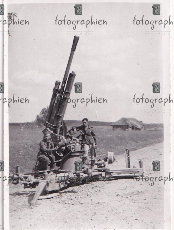 org. Foto Russland Artillerie Geschütz 1941