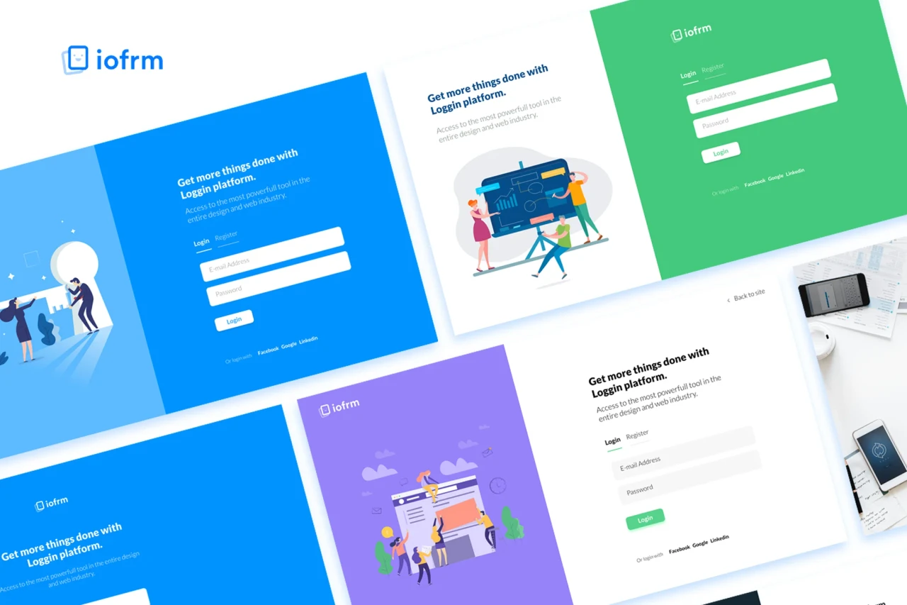 Iofrm - Login and Register Form Templates Iofrm - Login and Register Form Templates