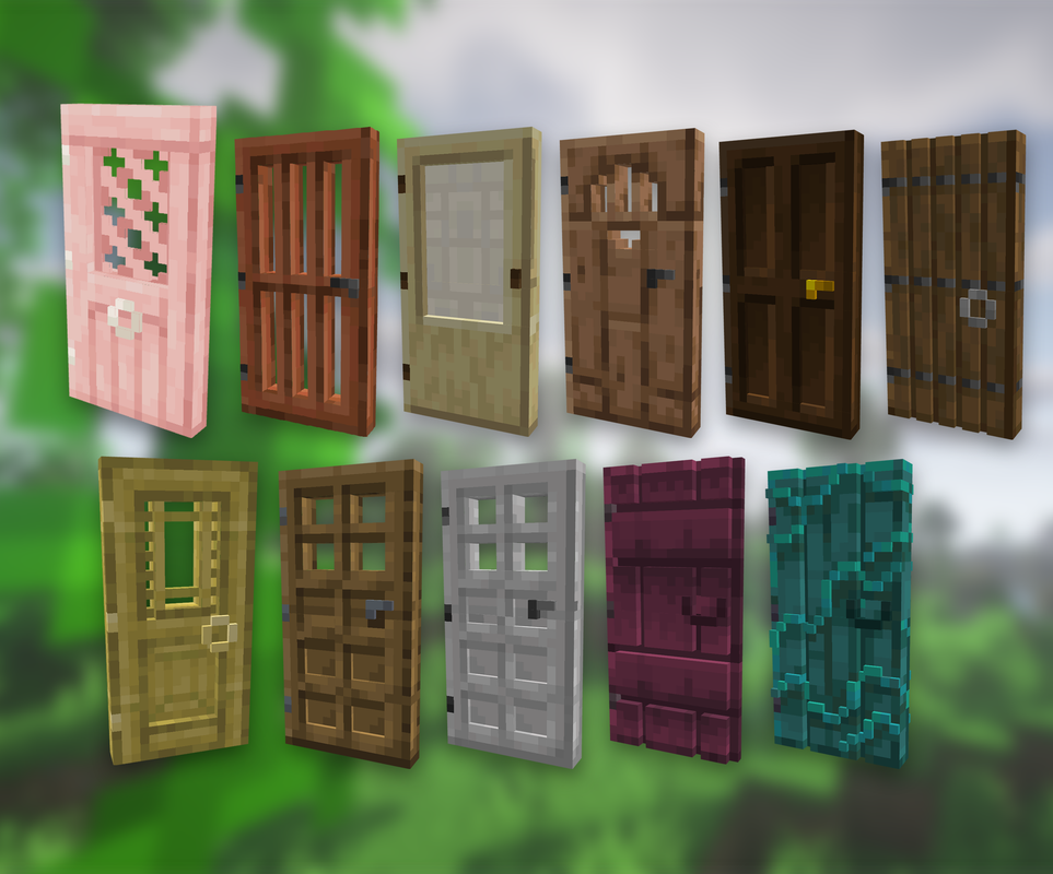 Doors, doors, DOORS! (Beta glitch) : r/Minecraft