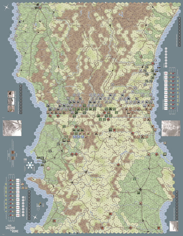 From Salerno To RomeMap