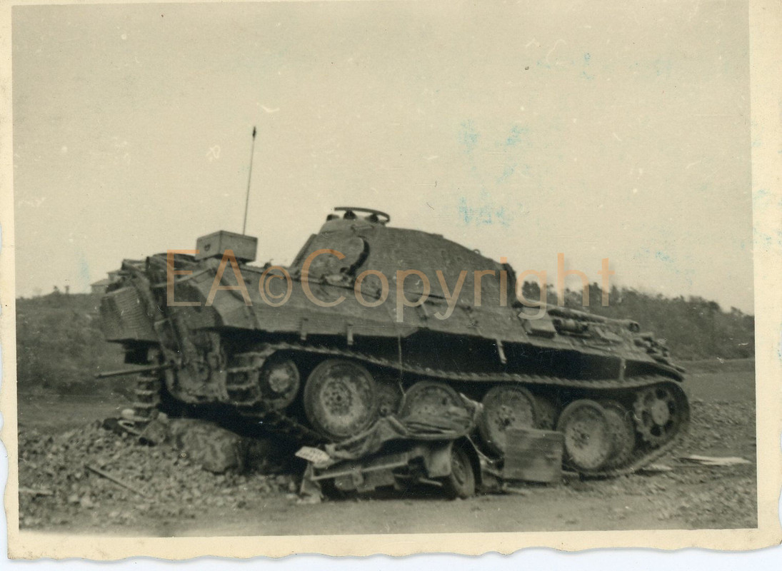 Kämpfe Italien Nettuno Panzer Tank Panther Foto