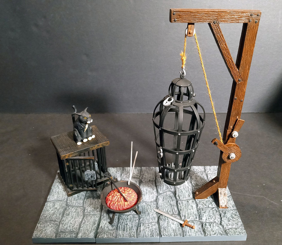 Hanging Cage with Cat