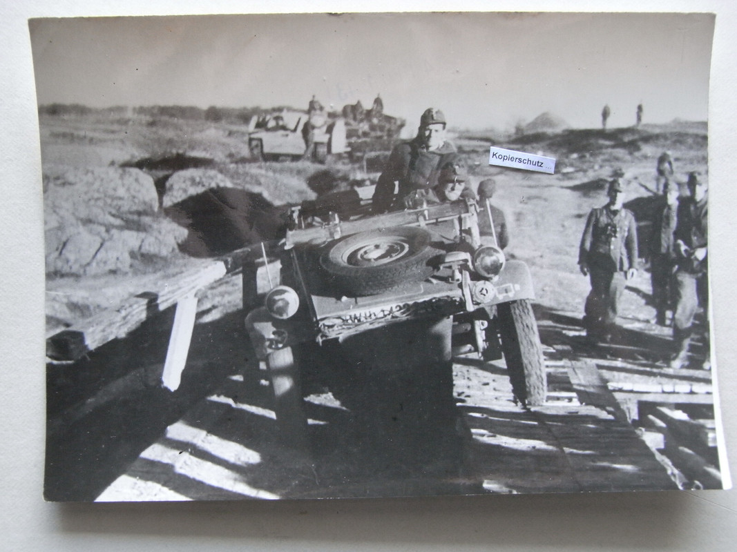 VW Kübelwagen , Rußland , PK Foto , Dez. 1943