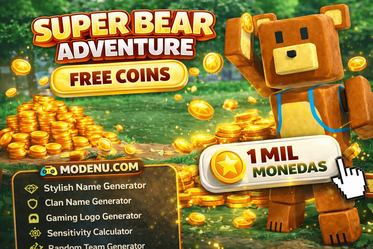 Super Bear Adventure Mod Menu 2026 – Unlimited Coins – MODENU