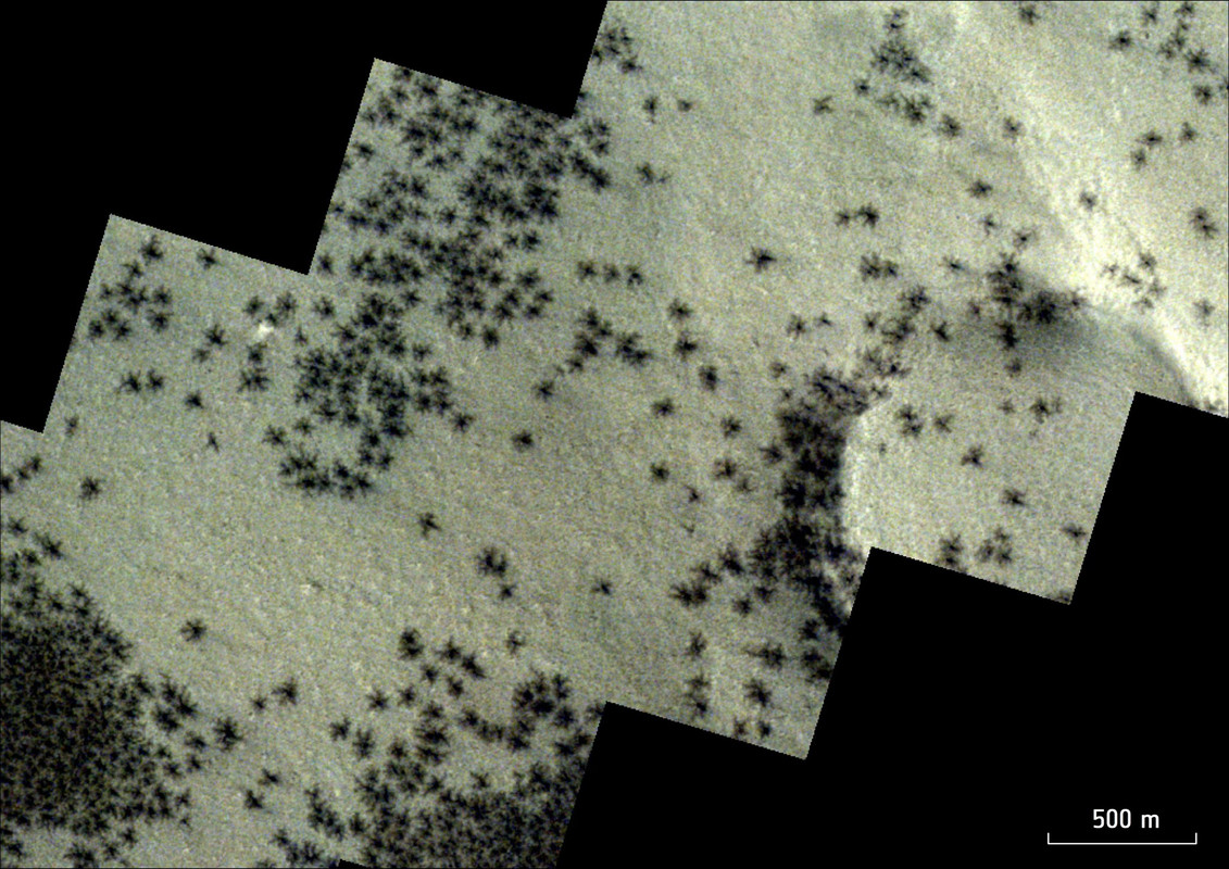 ESA mars spiders