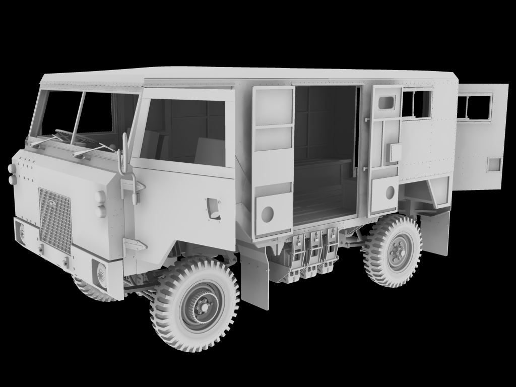 Model Land Rover Build 35th Scale Land Rovers Models Design for 3D Printing. - Work in ...
