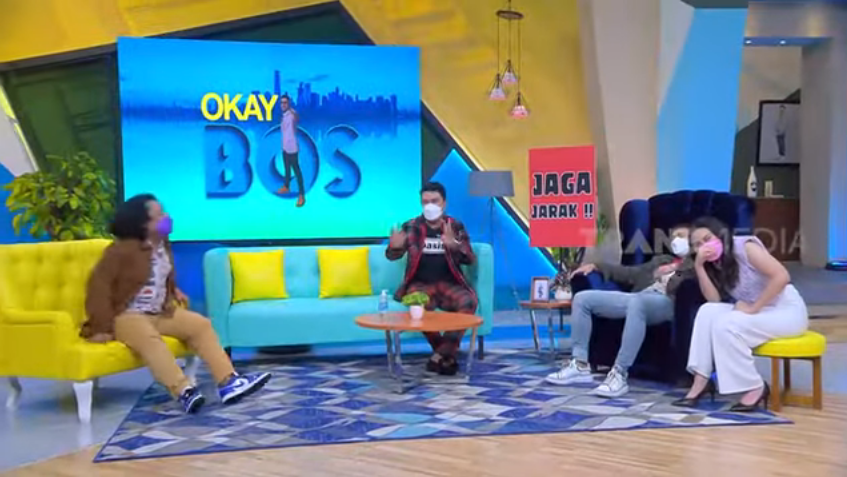 Aldi Taher dalam acara Okay Bos 