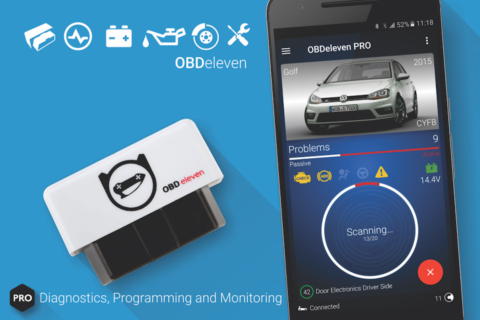 OBDeleven – OBD2 car scanner v1.23.0 [Pro] [Mod Extra]