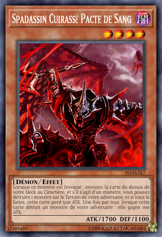 12 Spadassin Cuirassé Pacte de Sang