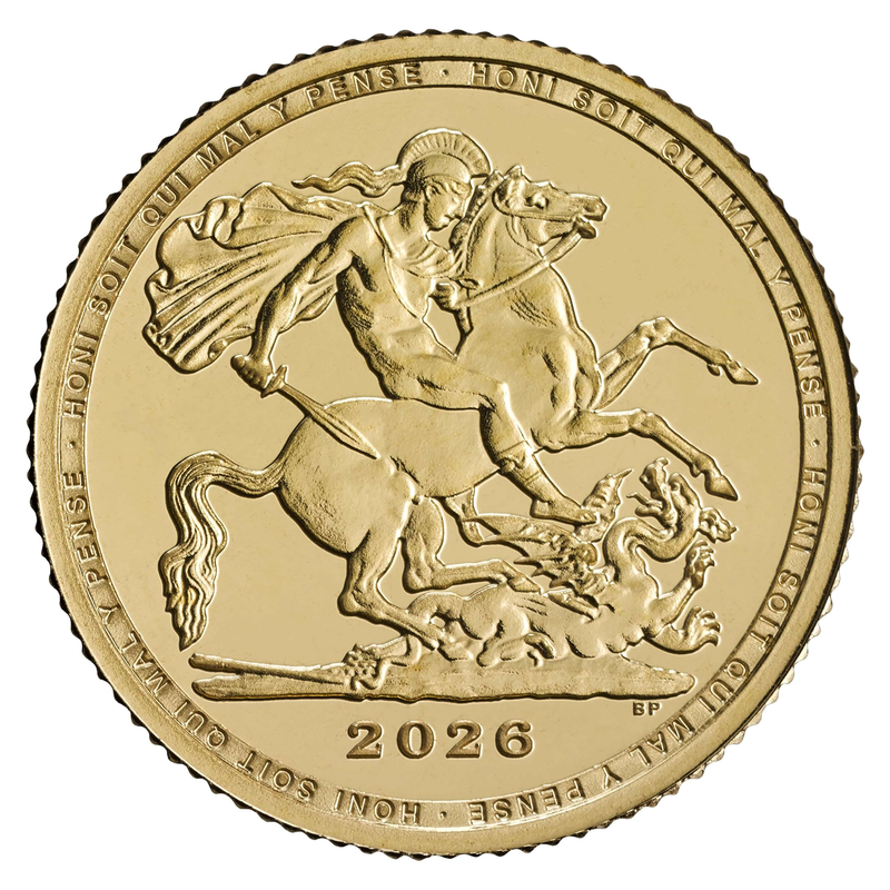 2026 Bullion Quarter Sovereign Reverse