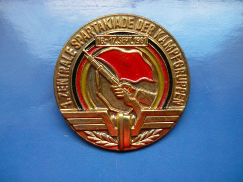 Знак 1-ая центральная спартакиада боевых групп