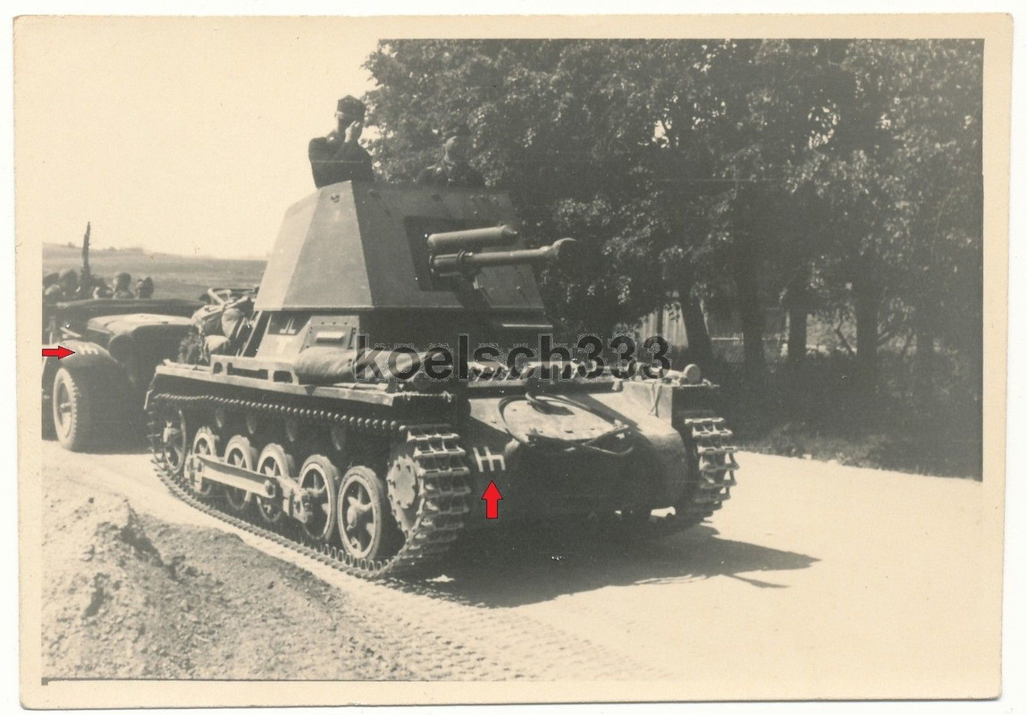 Jagdpanzer I Panzerjäger Panzer 4,7cm KwK Kennun