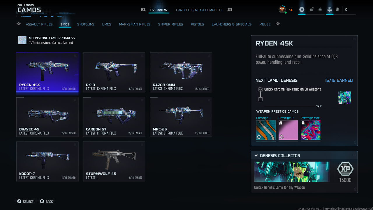 23 Genesis SMGs