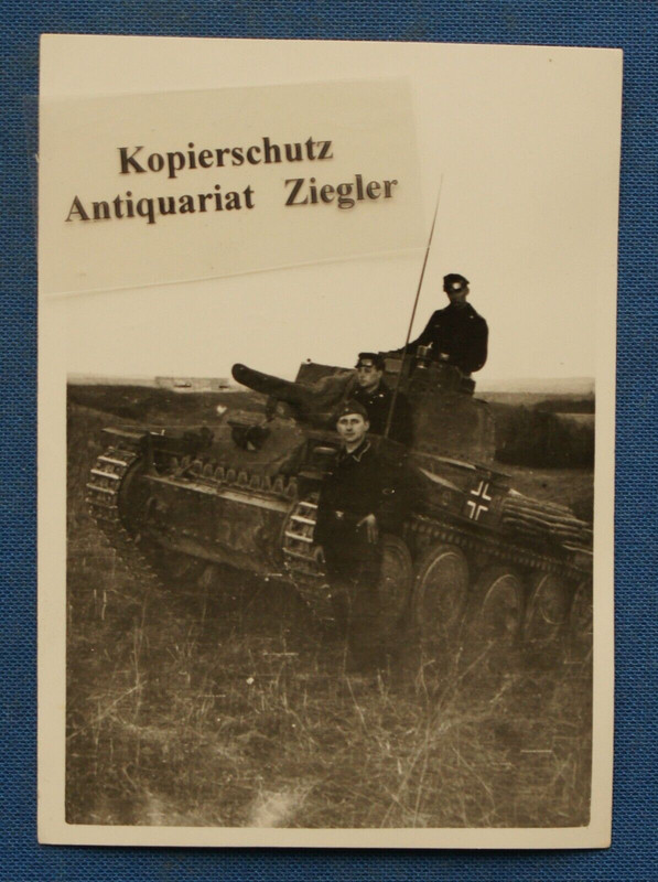 F37) Foto 2. WK, deutscher Panzer, Tank, Truppenübungsplatz Wandern, 1941