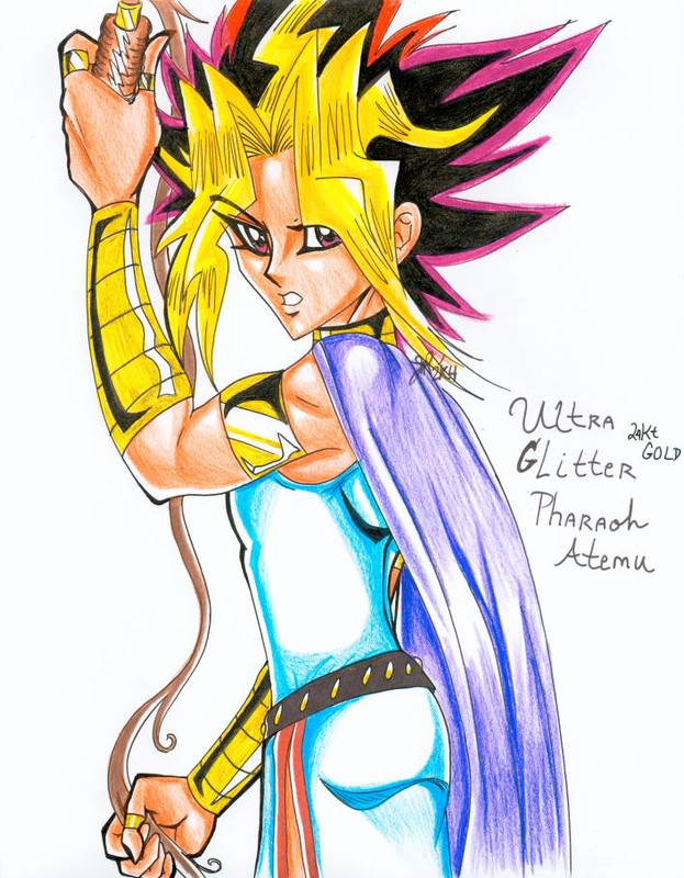 Hình vẽ Atemu (Yami Yugi) bộ YugiOh (vua trò chơi) - Page 2 1_Atemp_190