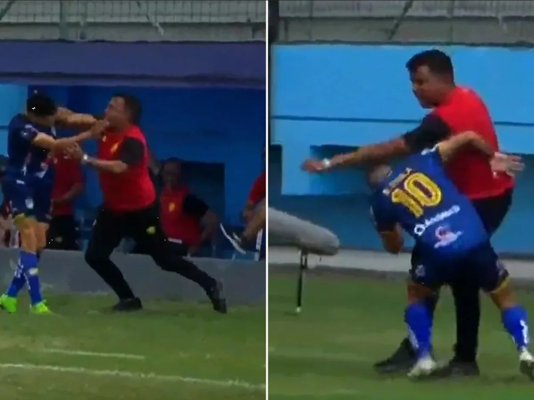 César Farías, ex entrenador de Xolos golpea a dos jugadores en Ecuador