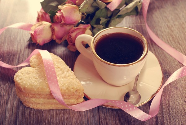 819900-Coffee-Cookies-Roses-Cup-Heart-Ribbon-Saucer