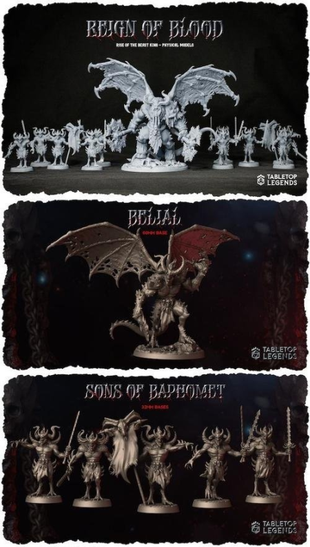 Tabletop Legends - Reign of Blood – 3D Print