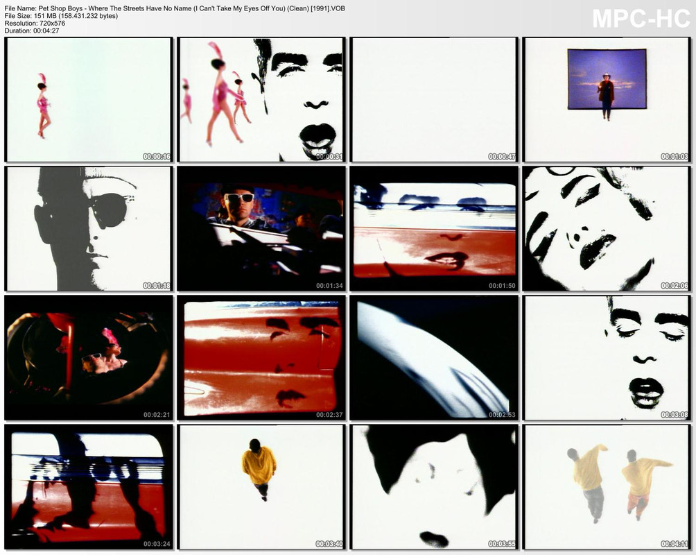 Pet Shop Boys - Where The Streets Have No Name (I Can't Take My Eyes Off You) (DVD) [1991]