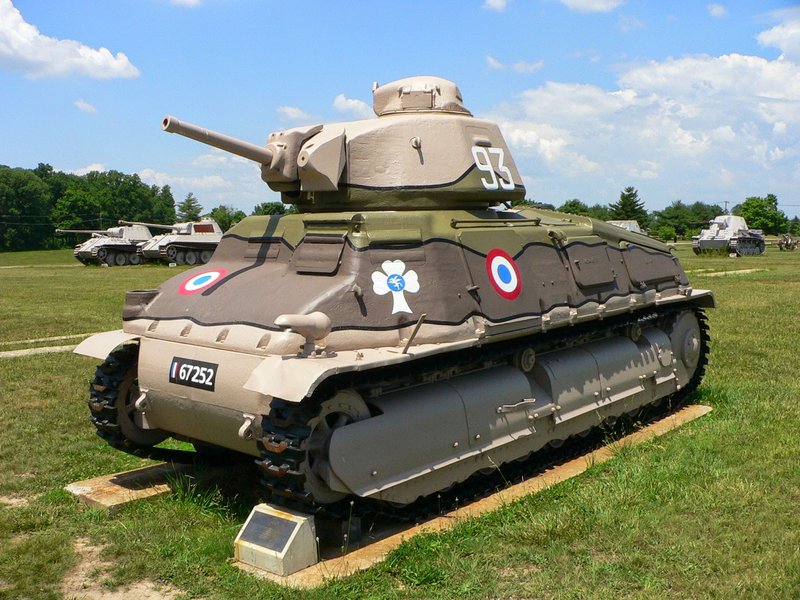 El Somua S-35, base del Sau-40, imagen del U.S. Army Ordnance Museum El Somua S-35, base del Sau-40, imagen del U.S. Army Ordnance Museum