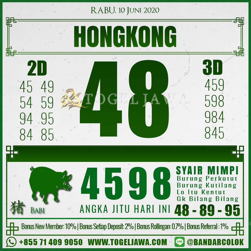 Prediksi Hongkong Tanggal 2020-06-10