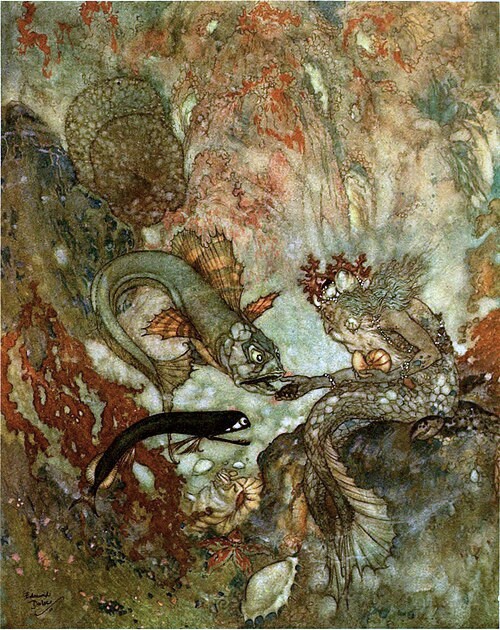 Stories-from-Hans-Andersen-Edmund-Dulac-color-plate-at-page155
