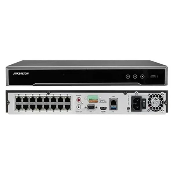 NVR 16 CANALES CON POE HIKVISION DS 7616NI Q2 16P