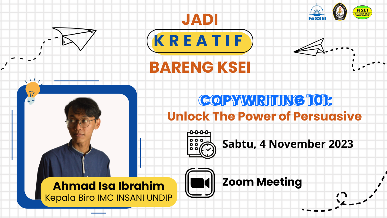 Poster Jadi Kreatif Bareng KSEI