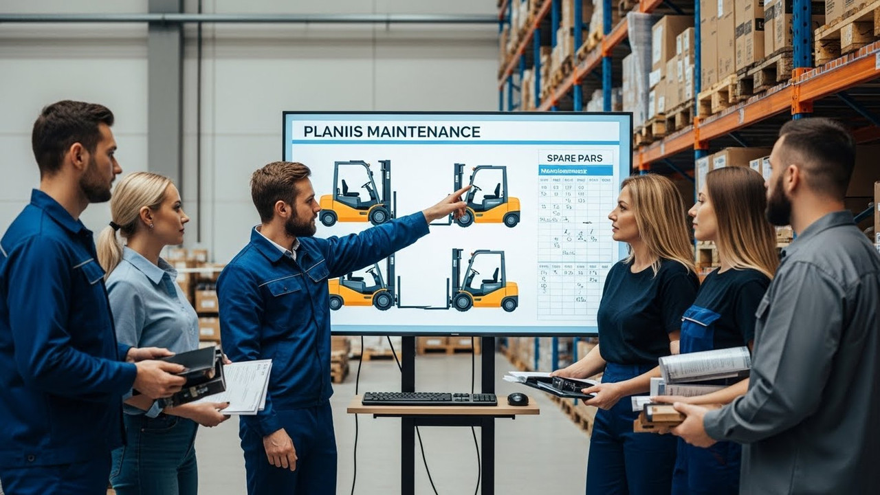 Планирование то и обслуживания парка складских погрузчиков