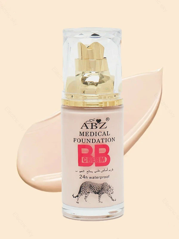 Moisturizing BB cream foundation for the face with a concealer effect