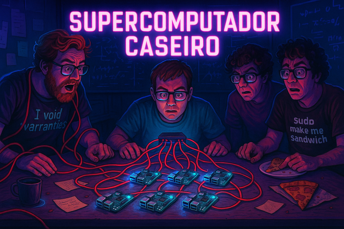 Supercomputador Caseiro: Quando Seis Framboesas Vencem um Monstro