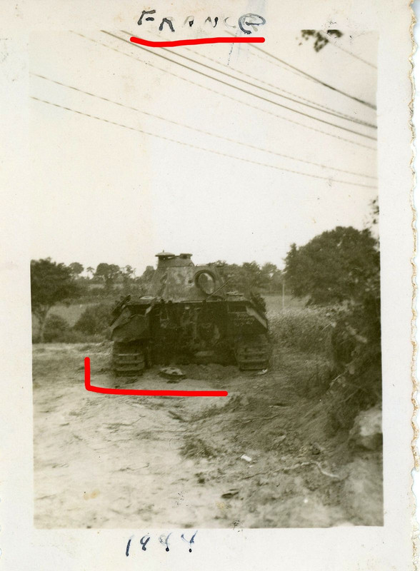 Frankreich Kämpfe Amerikaner Panther Tank Panzer