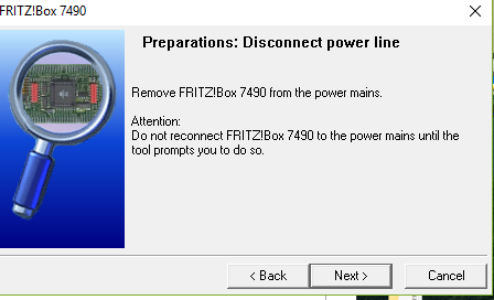 Fritzbox 7490:problemi internet Preparazione