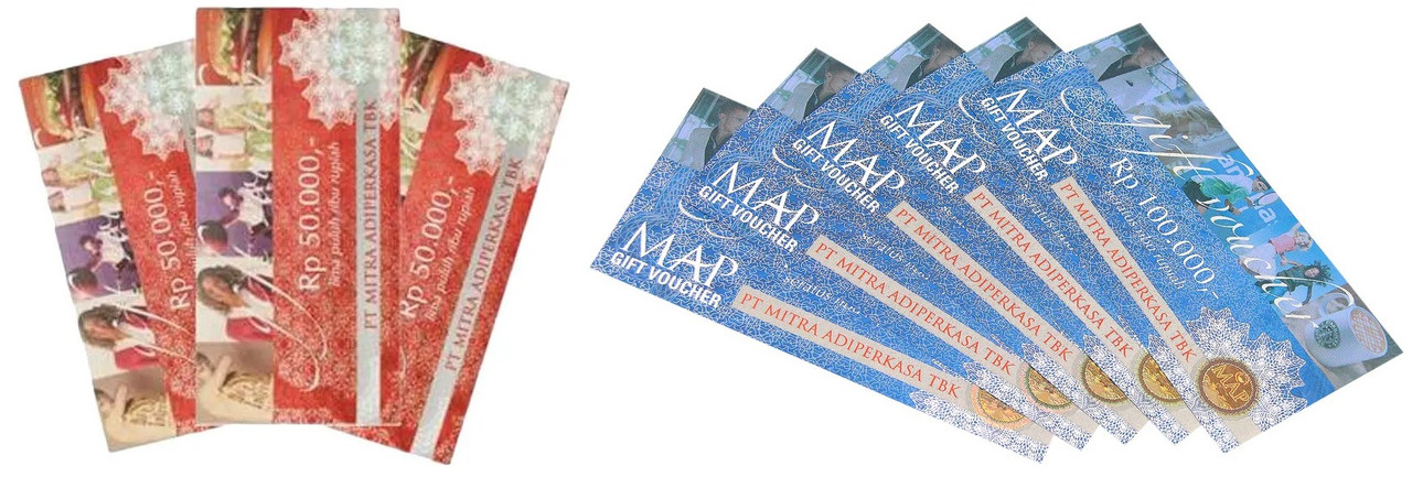 Jual Voucher MAP Gift voucher 100ribu di Seller Istanavocer - Cibatu