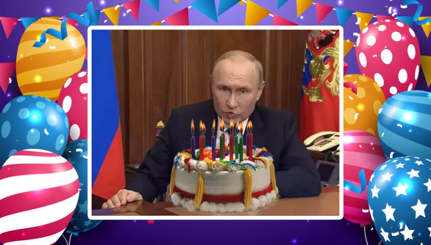 Vladímir Putin recibe extraño regalo en su cumpleaños número 70